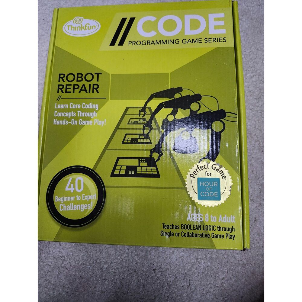 ThinkFun CODE: Robot Repair Programming Logic Game STEM